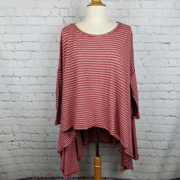 We The Free Free People Oversized Hi Low Hem T Shirt  XS/S - Picture 2 of 10